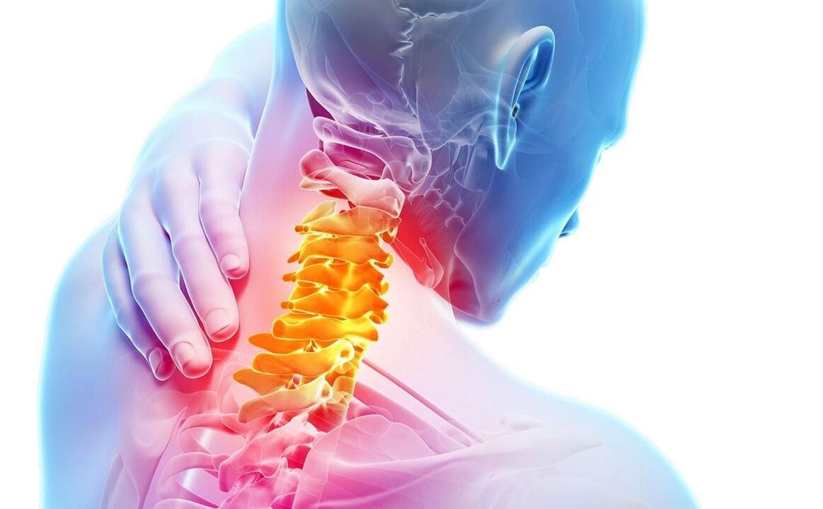 pijn met cervicale osteochondrose
