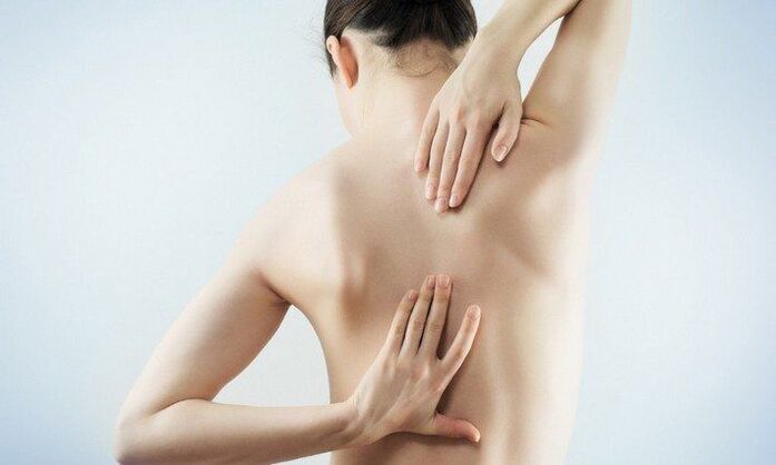 Speciale symptomen van osteochondrose